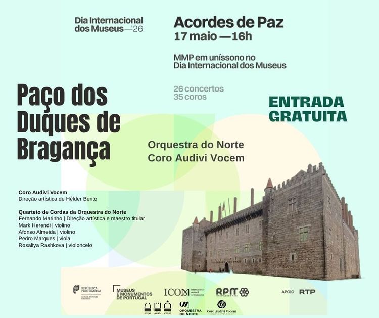 CONCERTO “ACORDES DE PAZ” NO PAÇO DOS DUQUES DE BRAGANÇA 